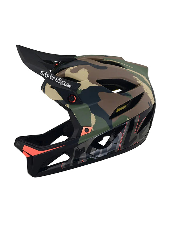Troy Lee Designs Casco Stage Signature Camo Army Green