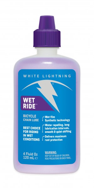 White Lightning wet ride Aceite de cadena - Tienda Ride