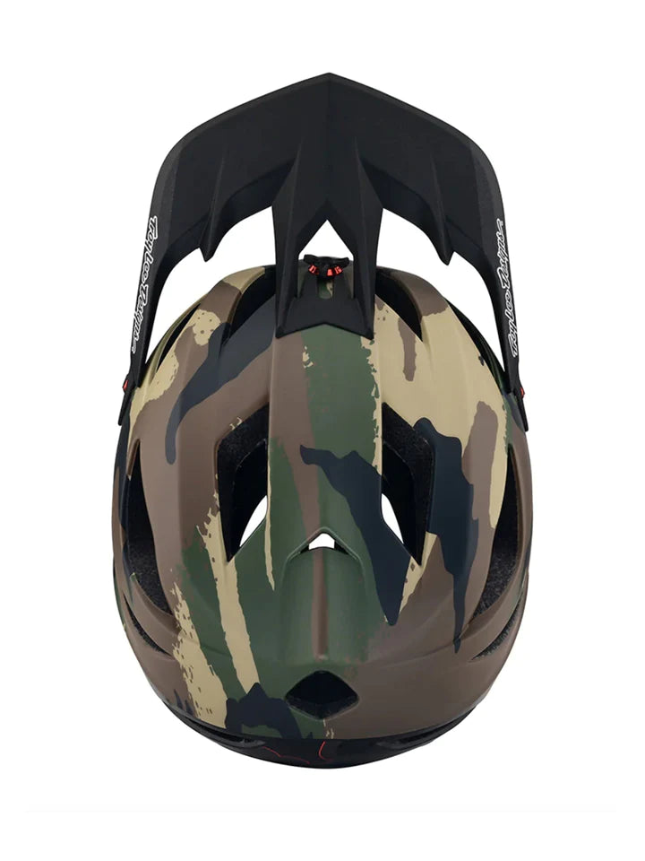 Troy Lee Designs Casco Stage Signature Camo Army Green