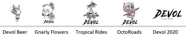 Devol Tropical Rides White Poleron