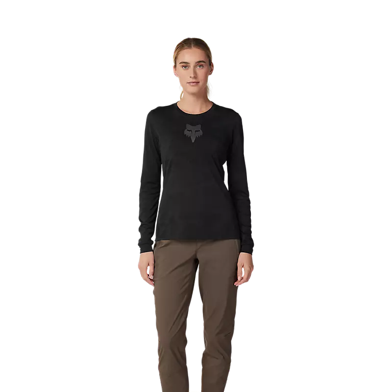 Fox Ranger TRU DRI LS BLK Jersey Mujer