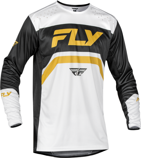 Fly Rayce White Black Gold Jersey