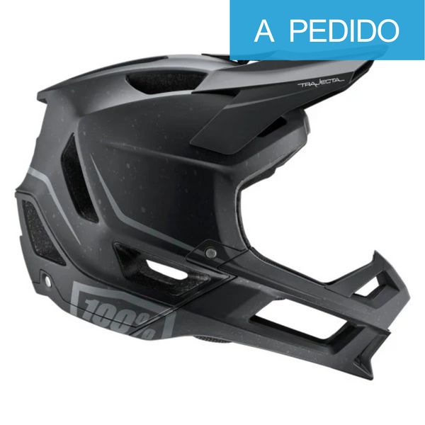 (A Pedido) 100% Trajecta W Fidlock Blk Casco Integral