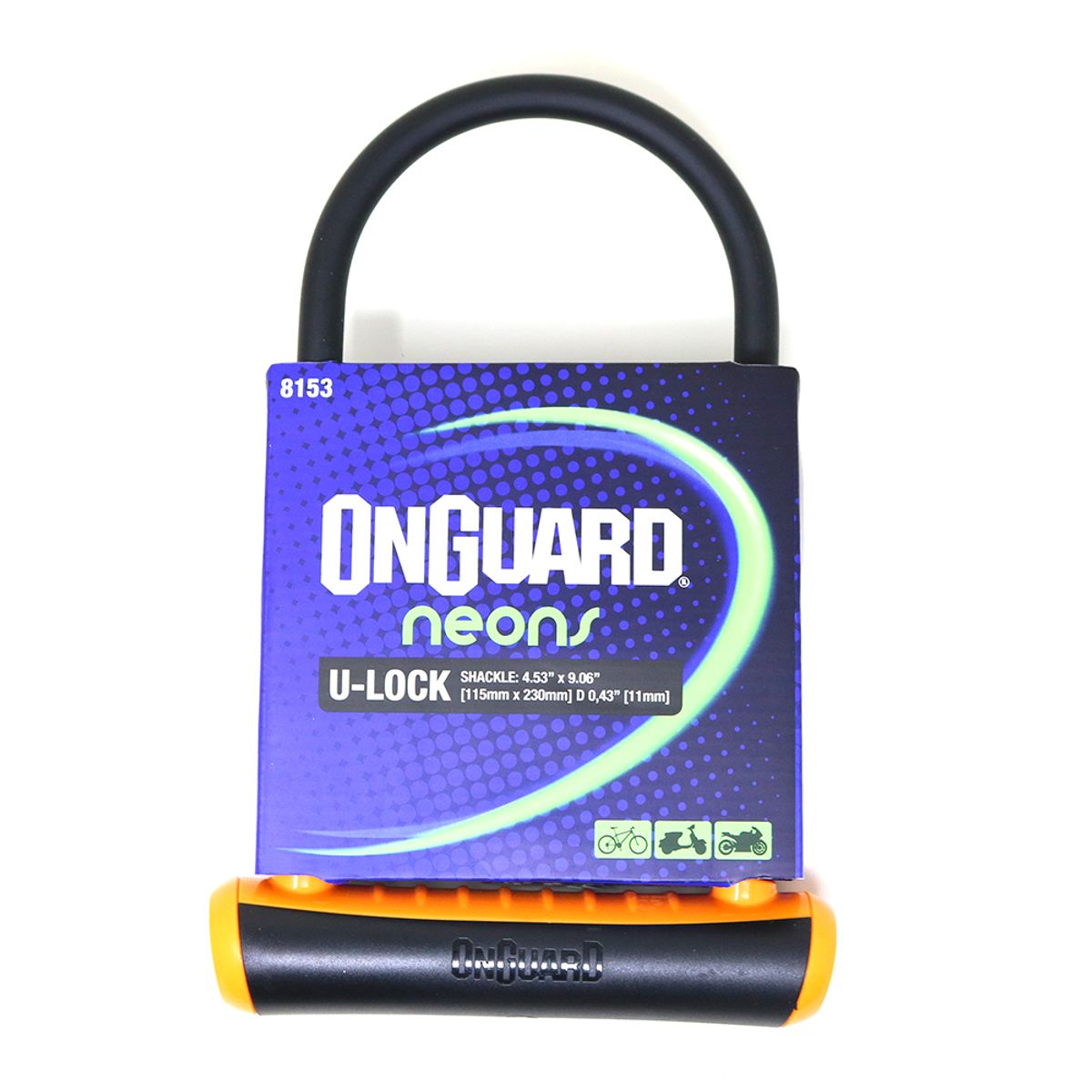 Onguard U-Lock Neon series Orange Candado