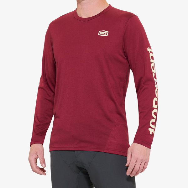 Jersey 100% Airmatic Long Sleeve Merlot