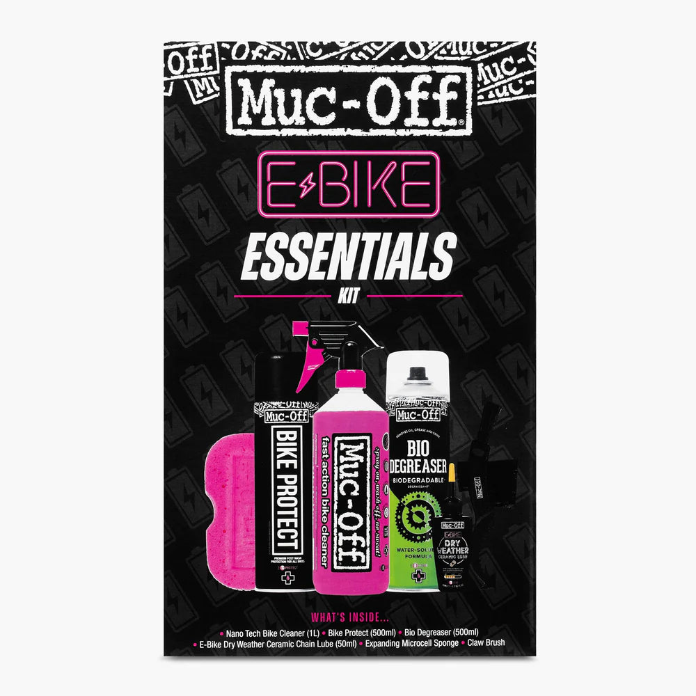 Muc-Off Kit Escenciales Ebike Clena protect & Lube