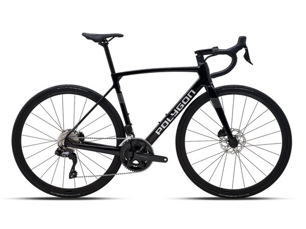 Bicicleta Ruta Polygon Strattos Carbon S7X Black- 105 Di2 12V
