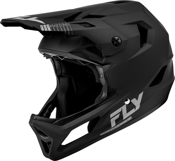 Fly Rayce Matte Black Casco Niño