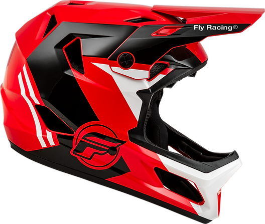 Fly Rayce Red Black White Casco 2025