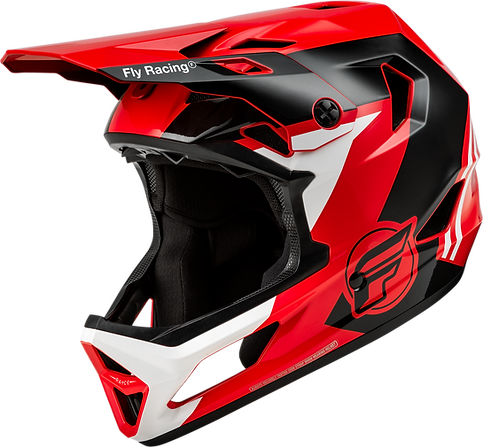 Fly Rayce Red Black White Casco 2025