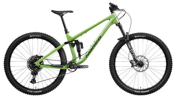 Norco FLUID FS A2 Green/Blk Bicicleta