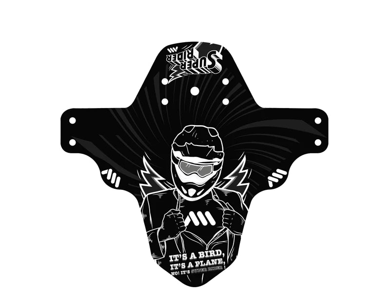 AMS Mud Guard - Super Rider White Tapabarros - Tienda Ride
