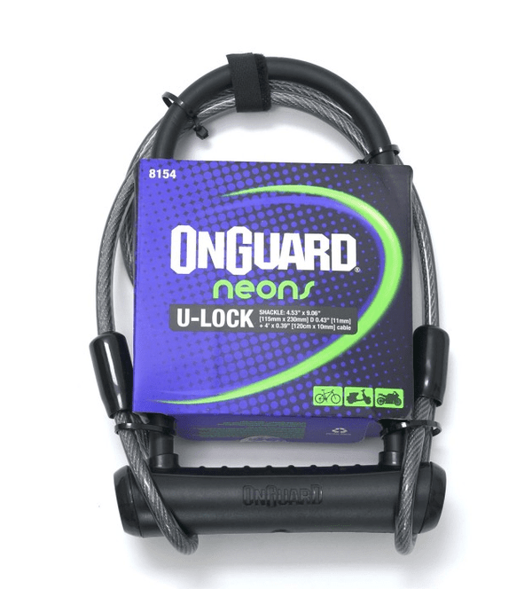 Onguard U-Lock Neon series Dt Black Candado - Tienda Ride