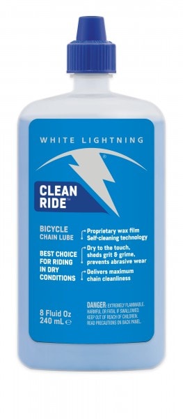 White lightning Clean Ride Aceite de cadena - Tienda Ride