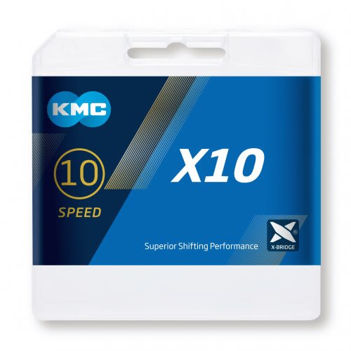 KMC x10v black/silver Cadena