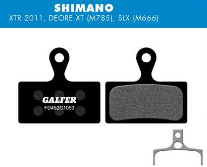 Galfer Shimano M985, M785, M666 Pastillas - Tienda Ride