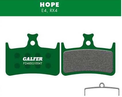 Galfer Hope E4 Pastillas - Tienda Ride