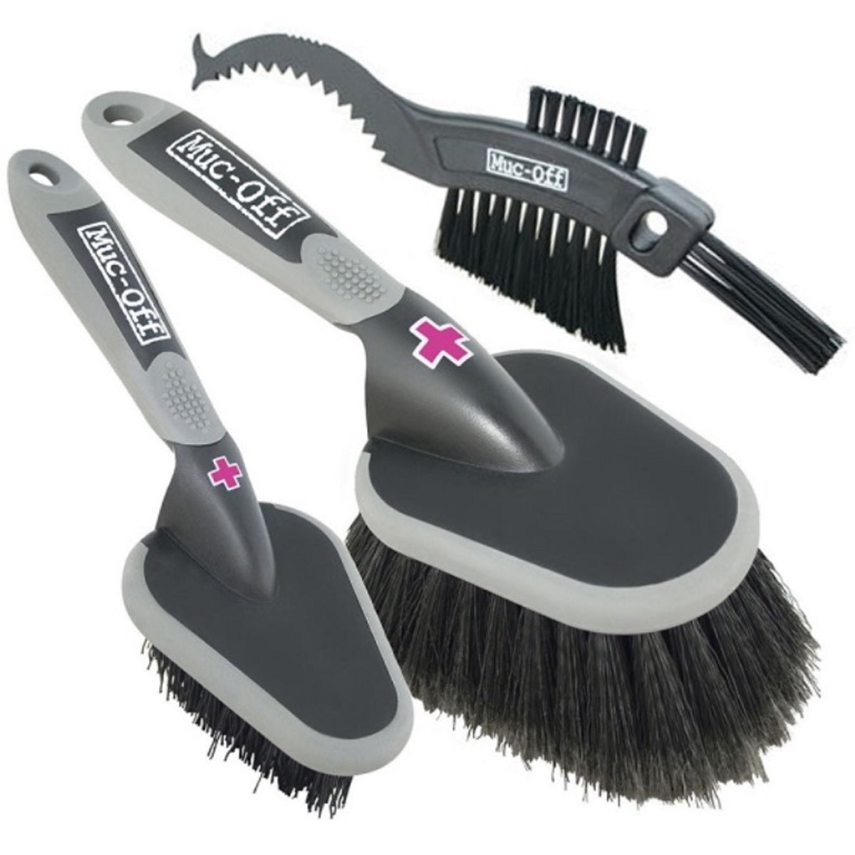 Muc-Off 3x Premium Brush Kit, pack cepillos de limpieza - Tienda Ride