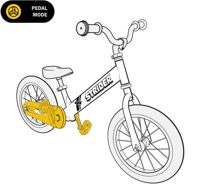 Strider Kit de Pedales para bicicleta de niño Aro 14X - Tienda Ride