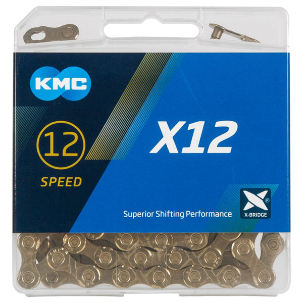 KMC x12v Gold/Silver Cadena - Tienda Ride