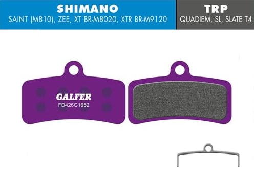 Galfer Shimano Saint BR-M810, Zee Pastillas - Tienda Ride
