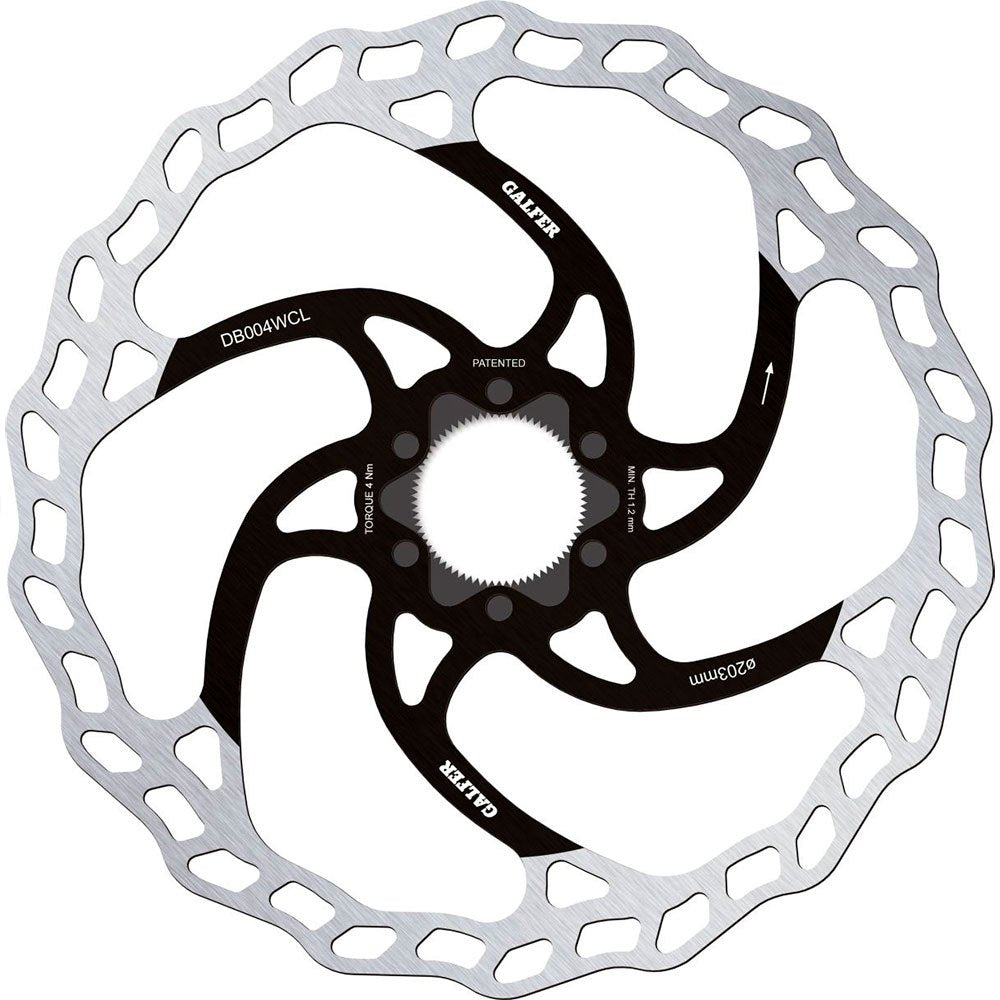 Galfer Wave Centerlok 203mm Rotor Disc