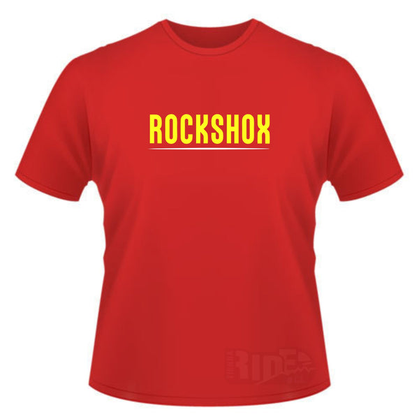 Rockshox Paint Brush Logo Red Polera - Tienda Ride